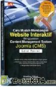 Cover Buku CARA MUDAH MEMBANGUN WEBSITE INTERAKTIF MENGGUNAKAN JOOMLA (CMS) ED.REVISI
