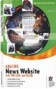 Cover Buku AMAZING NEWS WEBSITE WITH PHP, AJAX, AND MYSQL