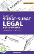 Cover Buku Contoh Surat-surat Legal Kepegawaian Indonesia-Inggris