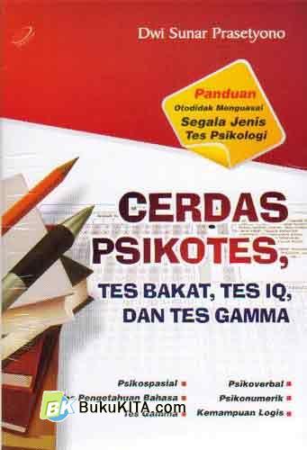 Cover Buku Cerdas Psikotes, Tes Bakat, Tes IQ, dan Tes Gamma