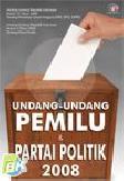 Cover Buku Undang-Undang Pemilu dan Partai Politik