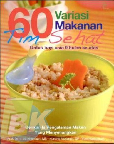 Cover Buku 60 Variasi Makanan Tim Sehat