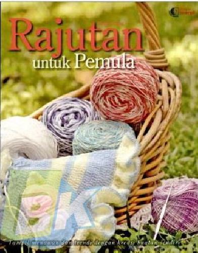 Cover Buku Rajutan untuk pemula