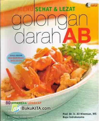 Cover Buku Menu Sehat & Lezat Golongan Darah AB