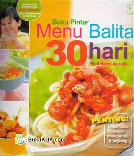 Cover Buku Buku Pintar Menu Balita 30 Hari