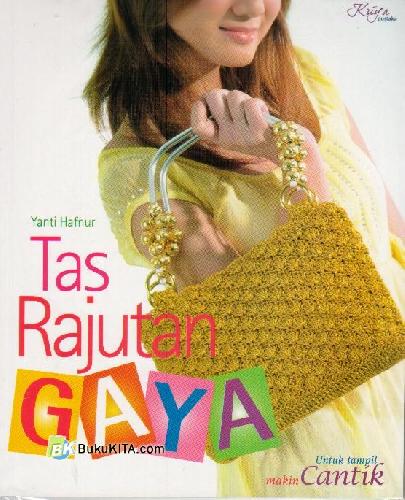 Cover Buku Tas Rajutan Gaya