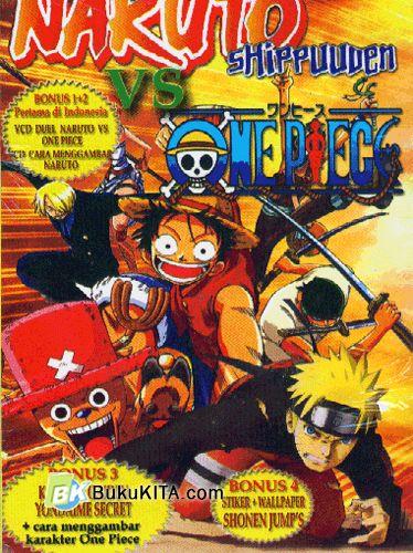 Cover Buku Naruto Shippuuden VS One Piece