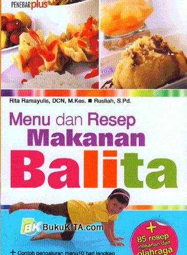 Cover Buku Menu dan Resep Makanan Balita Food Lovers