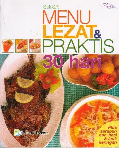 Cover Buku Menu Lezat & Praktis 30 Hari