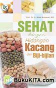 Cover Buku Sehat dengan hidangan kacang dan biji-bijian