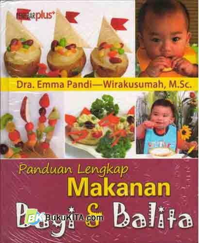 Cover Buku Panduan Lengkap Makanan Bayi & Balita