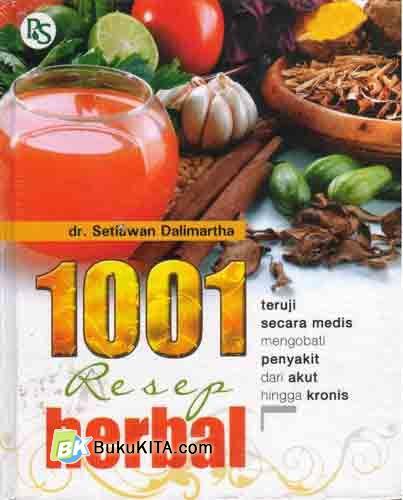 Cover Buku 1001 Resep Herbal