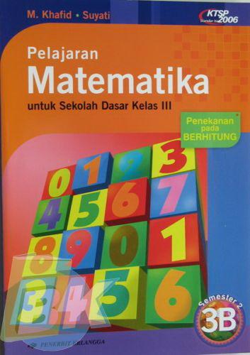 Cover Buku Pelajaran Matematika untuk SD kelas III Jilid 3B 1