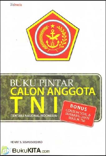 Cover Buku Buku Pintar Calon Anggota TNI