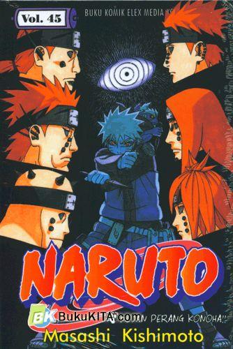 Cover Buku Naruto #45