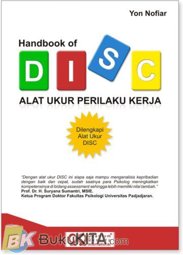 Cover Buku HANDBOOK OF DISC, ALAT UKUR PERILAKU KERJA