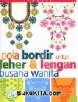 Cover Buku Pola Bordir untuk Leher & Lengan Busana Wanita