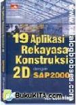 Cover Buku 19 Aplikasi Rekayasa Konstruksi 2D dengan SAP2000