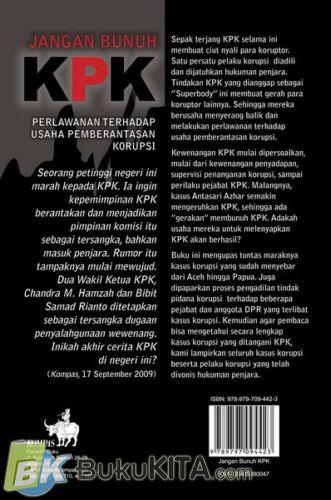 Cover Belakang Buku Jangan Bunuh KPK