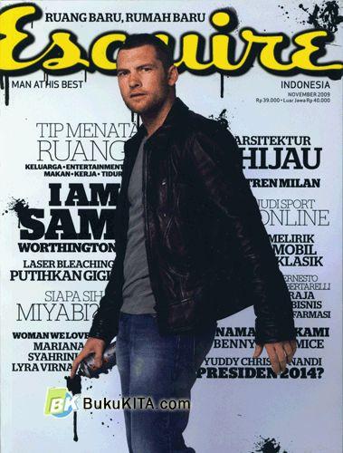 Cover Buku Esquire #33 - November 2009