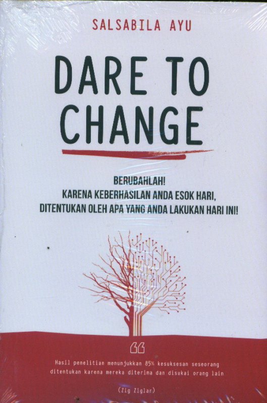 Cover Depan Buku Dare To Change