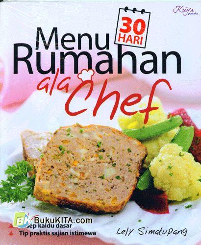 Cover Buku Menu Rumahan 30 hari ala Chef Food Lovers