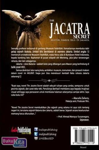 Cover Belakang Buku THE JACATRA SECRET : Misteri Simbol Iblis di Jakarta