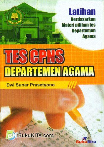 Cover Buku Tes CPNS Departemen Agama