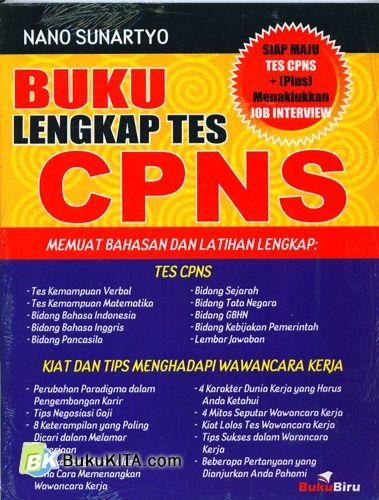 Cover Buku Buku Lengkap Tes CPNS : Memuat Bahasan dan Latihan Lengkap