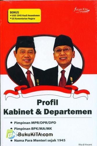 Cover Buku Profil Kabinet & Departemen