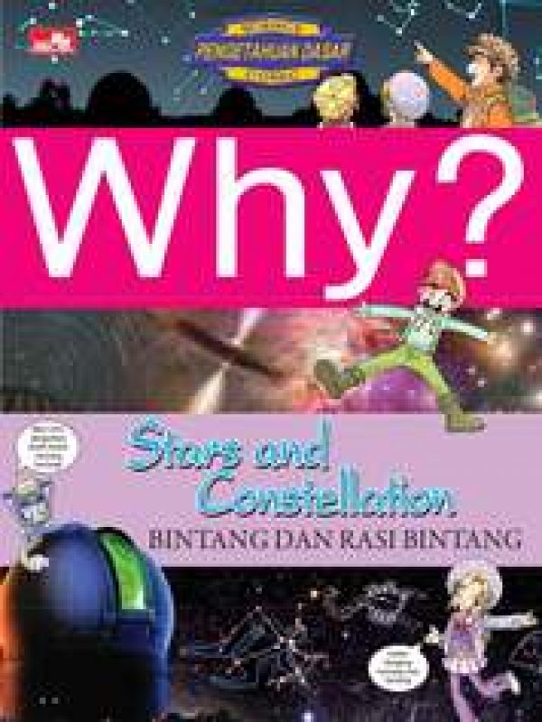 Cover Belakang Buku Why? Stars and Constellation - Bintang dan Rasi Bintang