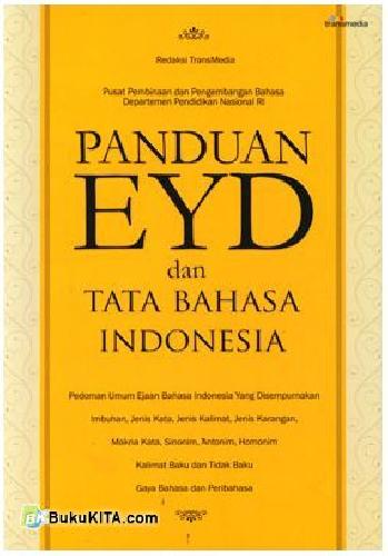 Cover Buku Panduan EYD dan Tata Bahasa Indonesia