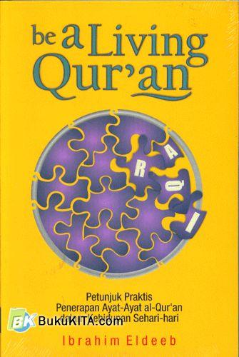 Cover Buku Be a Living Qur