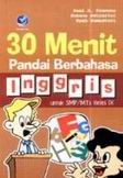 Cover Buku 30 Menit Pandai Berbahasa Inggris untuk SMP/MTs Kelas IX