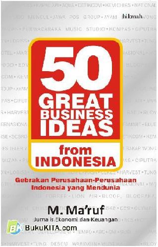 Cover Buku 50 Great Business Ideas from Indonesia