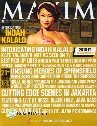 Cover Buku Maxim #52 - Maret 2010