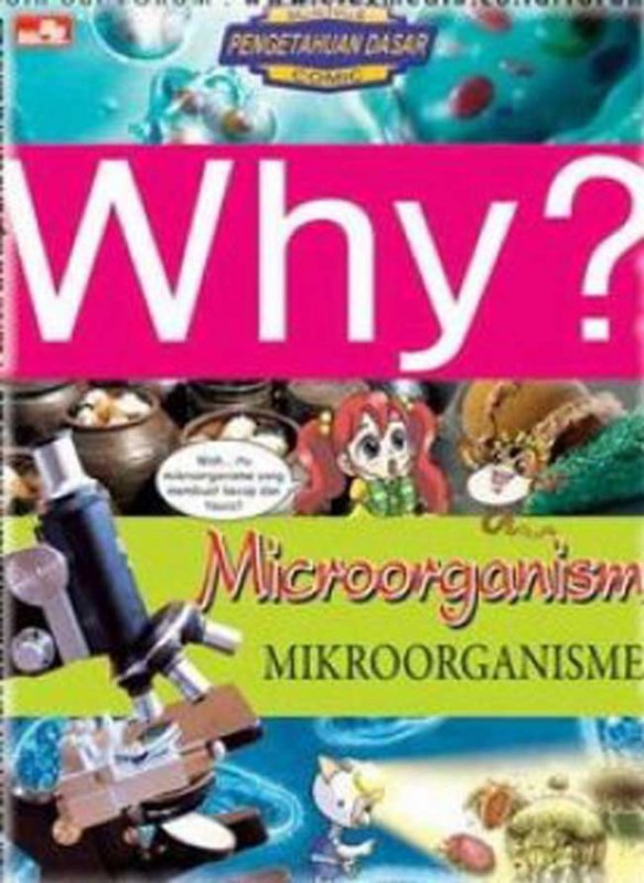 Cover Buku Why? Microorganism