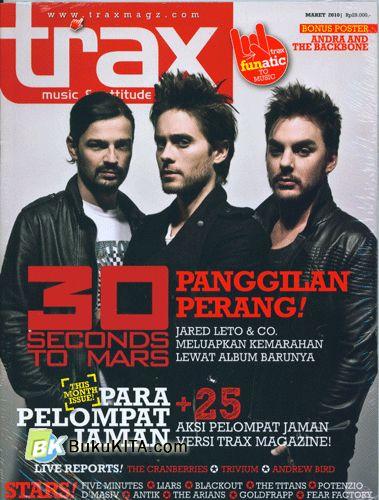 Cover Buku Trax #92 - Maret 2010