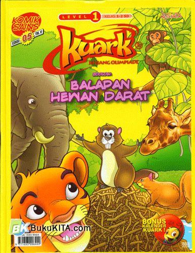 Cover Buku Komik Sains Kuark Seri Koleksi : Level 1 Tahun ke-v edisi 2,4,5,6,7,8,9,10,11