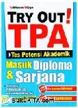 Cover Buku TRY OUT TPA (Tes Potensi Akademik) Masuk Diploma & Sarjana