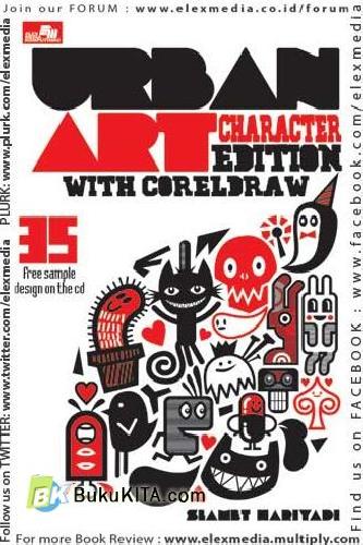 Cover Buku Urban Art Character Edition With Coreldraw