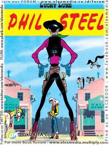 Cover Buku Lucky Luke : Phil Steel