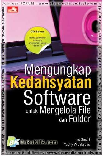 Cover Buku Mengungkap Kedahsyatan Software untuk Mengelola File dan Folder