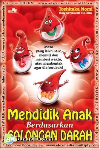 Cover Buku Mendidik Anak Berdasarkan Golongan Darah