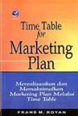 Cover Buku Time table for marketing plan