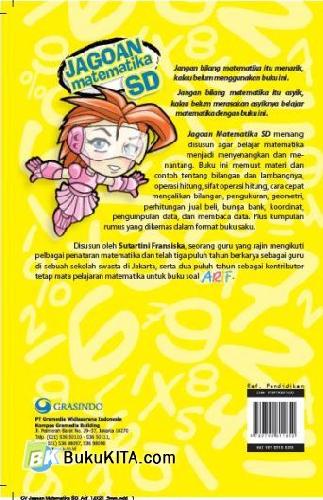 Cover Belakang Buku Pustaka Arif : Jagoan Matematika SD