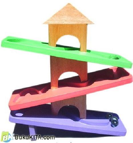 Cover Buku Mainan Anak : Luncuran Kelereng Rumah