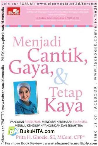 Cover Buku Menjadi Cantik, Gaya & Tetap Kaya