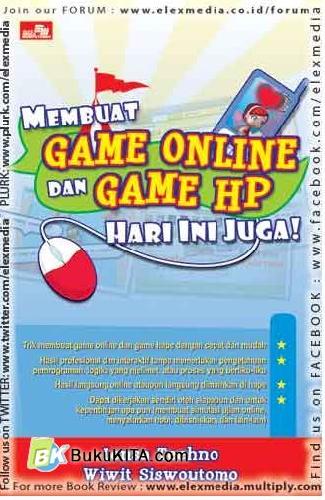 Cover Buku Membuat Game Online dan Game HP Hari Ini Juga