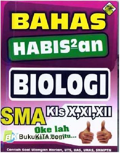 Cover Buku Bahas Habis2an Biologi SMA Kls X, XI, XII